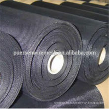Largeur de tissu noir de haute qualité de 0,6 m à 1,5 m
